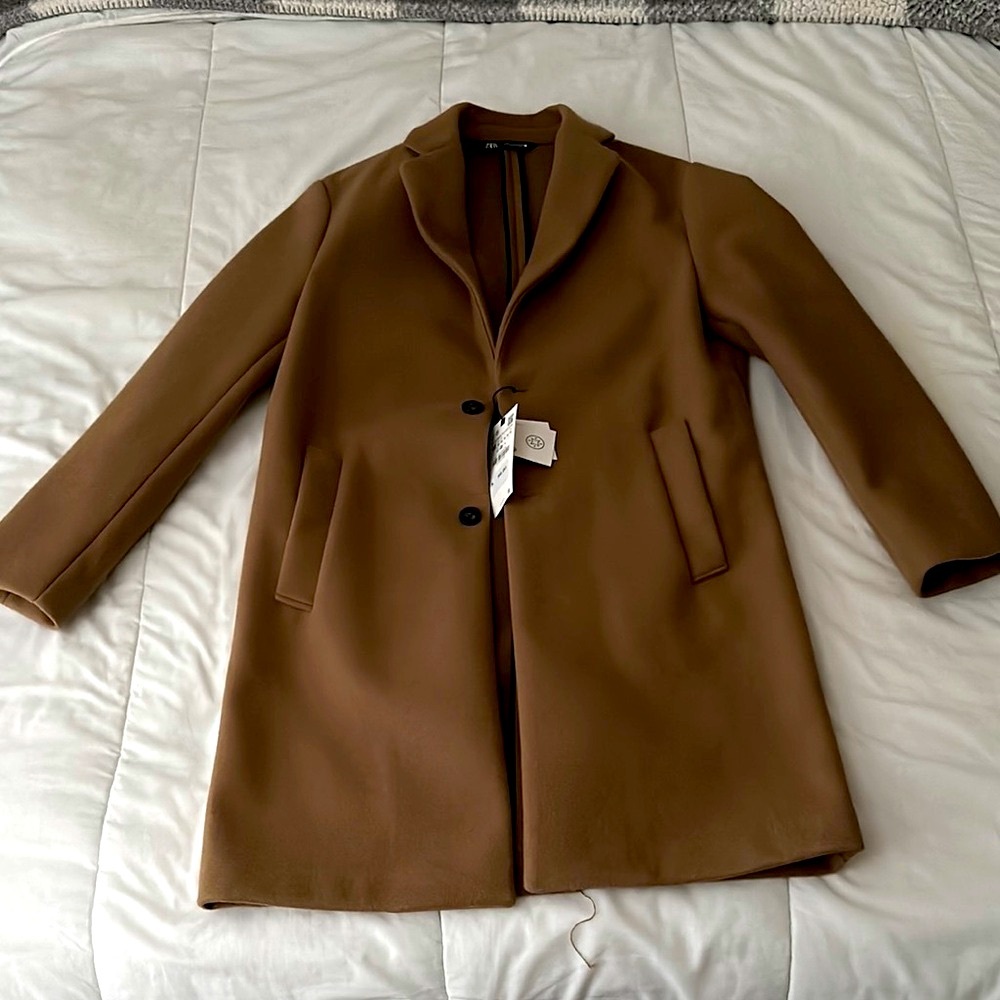 Zara Brown Pea Coat